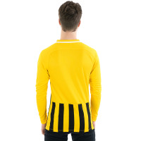 Nike Stripe Division III Long Sleeve Football Shirt Yellow Black