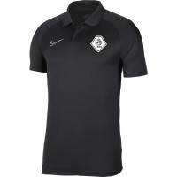 Nike KNVB Academy Pro Polo Antraciet Zwart