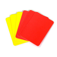 Set of Cards 3 Yellow and 3 Red