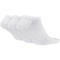 Nike Everyday Lightweight No-Show Socks 3-Pack White