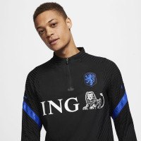 Nike Netherlands VaporKnit Strike Tracksuit 2020 2022 Black Blue