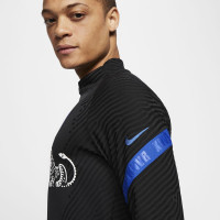 Nike Netherlands VaporKnit Strike Tracksuit 2020-2022 Black Blue