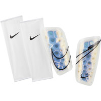 Nike Mercurial Lite Shin Guards White Blue Black