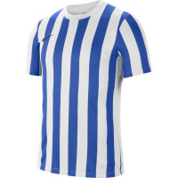 Nike Striped Division IV Football Shirt White Blue