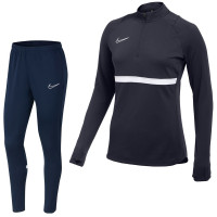 Nike Academy 21 Dri-Fit Trainingspak Dames Donkerblauw Wit
