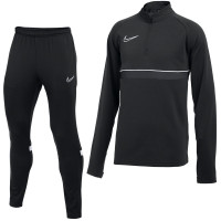 Nike Academy 21 Dri-Fit Tracksuit Kids Black Black White