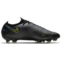 Nike Phantom GT Elite Gras Voetbalschoenen (FG) Zwart Geel Blauw