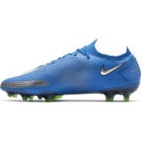 Nike Phantom GT Elite Gras Voetbalschoenen (FG) Blauw Zilver Groen