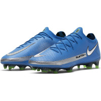 Nike Phantom GT Elite Gras Voetbalschoenen (FG) Blauw Zilver Groen
