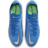 Nike Phantom GT Elite Grass Football Boots (FG) Blue Silver Green