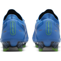 Nike Phantom GT Elite Gras Voetbalschoenen (FG) Blauw Zilver Groen