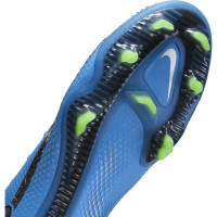 Nike Phantom GT Elite Gras Voetbalschoenen (FG) Blauw Zilver Groen