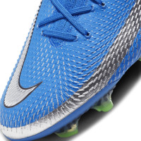 Nike Phantom GT Elite Gras Voetbalschoenen (FG) Blauw Zilver Groen