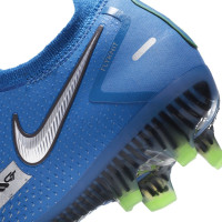 Nike Phantom GT Elite Grass Football Boots (FG) Blue Silver Green