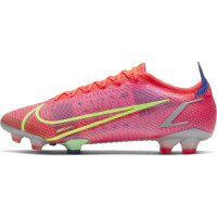 Nike Mercurial Vapor 14 Elite Gras Voetbalschoenen (FG) Rood Zilver