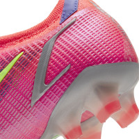 Nike Mercurial Vapor 14 Elite Gras Voetbalschoenen (FG) Rood Zilver