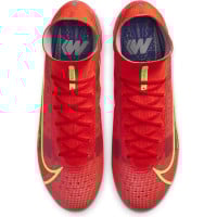 Nike Mercurial Superfly 8 Elite Artificial Grass Football Boots (AG) Red Silver