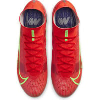 Nike Mercurial Superfly 8 Elite Kunstgras Voetbalschoenen (AG) Rood Zilver