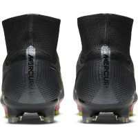 Nike Mercurial Superfly 8 Elite Grass Football Boots (FG) Black Yellow