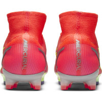 Nike Mercurial Superfly 8 Elite Gras Voetbalschoenen (FG) Rood Zilver