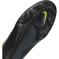 Nike Phantom GT Elite DF Gras Voetbalschoenen (FG) Zwart Geel Blauw