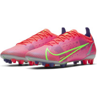 Nike Mercurial Vapor 14 Elite Kunstgras Voetbalschoenen (AG) Rood Zilver