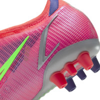 Nike Mercurial Vapor 14 Elite Artificial Grass Football Boots (AG) Red Silver