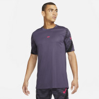 Nike Dri-FIT Strike Training Shirt Purple Black Bright Red
