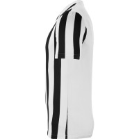 Nike Striped Division IV Voetbalshirt Wit Zwart