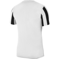 Nike Striped Division IV Voetbalshirt Wit Zwart