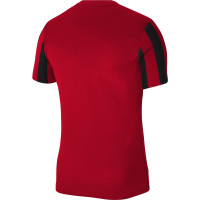 Nike Striped Division IV Football Shirt Red Black