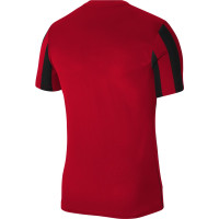 Nike Striped Division IV Voetbalshirt Rood Zwart