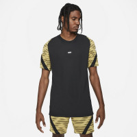 Nike Strike 21 Training Shirt Black Gold White