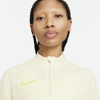 Nike Academy 21 Drill Training Top Women Beige White Gold