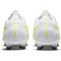 Nike Mercurial Vapor 14 Elite Gras Voetbalschoenen (FG) Wit Zwart Zilver Geel