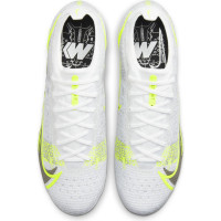 Nike Mercurial Vapor 14 Elite Gras Voetbalschoenen (FG) Wit Zwart Zilver Geel