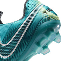 Nike Tiempo Legend 8 Elite Grass Football Boots (FG) Turquoise White Lime