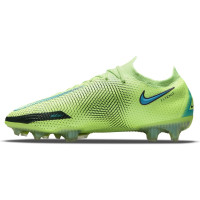 Nike Phantom GT Elite Grass Football Boots (FG) Lime Turquoise