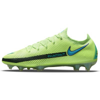 Nike Phantom GT Elite Grass Football Boots (FG) Lime Turquoise