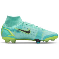 Nike Mercurial Superfly 8 Elite Grass Football Boots (FG) Turquoise Lime