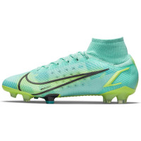 Nike Mercurial Superfly 8 Elite Grass Football Boots (FG) Turquoise Lime