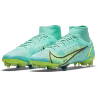 Nike Mercurial Superfly 8 Elite Gras Voetbalschoenen (FG) Turquoise Lime