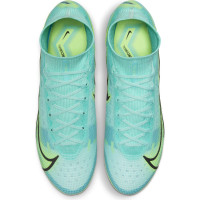 Nike Mercurial Superfly 8 Elite Gras Voetbalschoenen (FG) Turquoise Lime