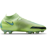 Nike Phantom GT Elite DF Gras Voetbalschoenen (FG) Lime Turquoise