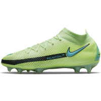 Nike Phantom GT Elite DF Gras Voetbalschoenen (FG) Lime Turquoise