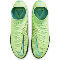 Nike Phantom GT Elite DF Gras Voetbalschoenen (FG) Lime Turquoise