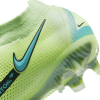 Nike Phantom GT Elite DF Grass Football Boots (FG) Lime Turquoise