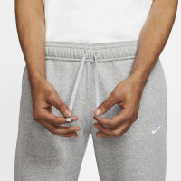 Nike Sportswear Club Joggingbroek Fleece Grijs Wit