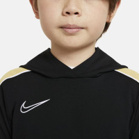 Nike Dry Academy Tracksuit Kids Black Gold White