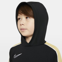 Nike Academy 21 Hoodie Kids Black Gold White